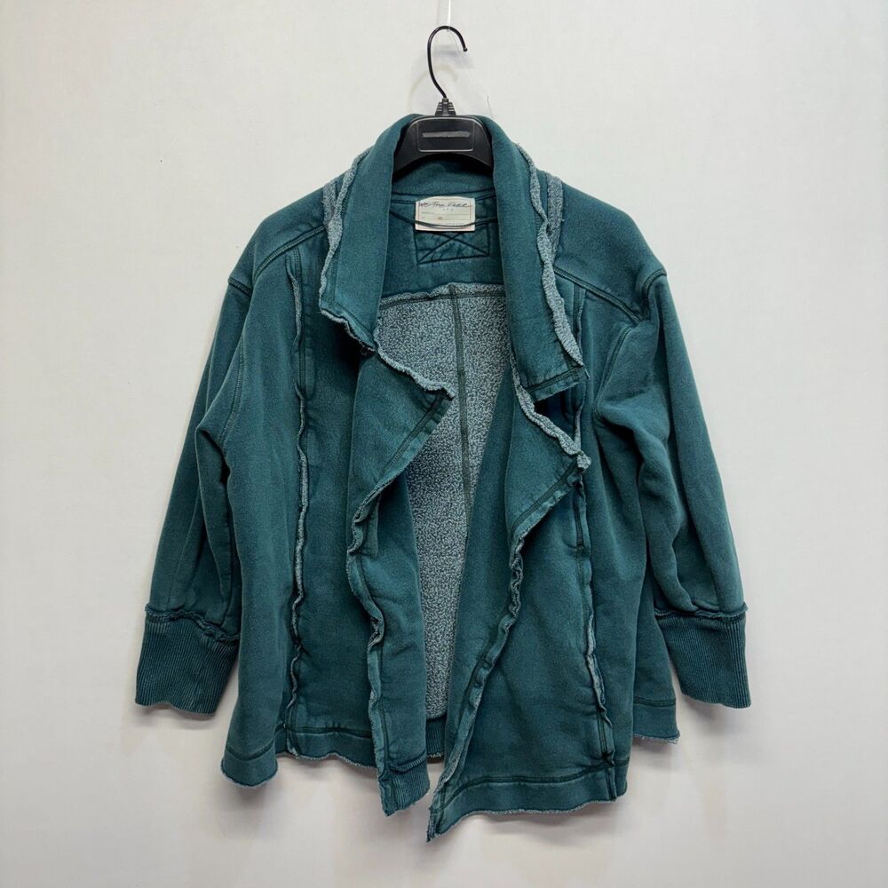 Free People We The Free Loui Cardi Jacket Top Size XS X-Small Oversized D071 -30